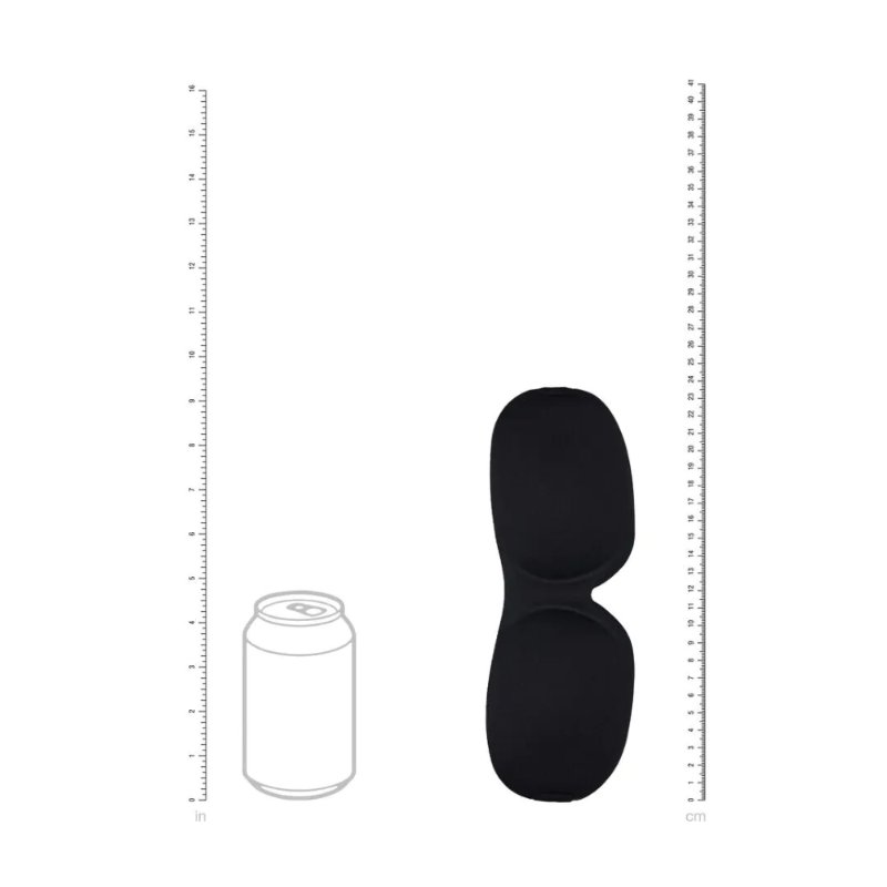 Маска на очі - Ouch! 3D Blindfold Black