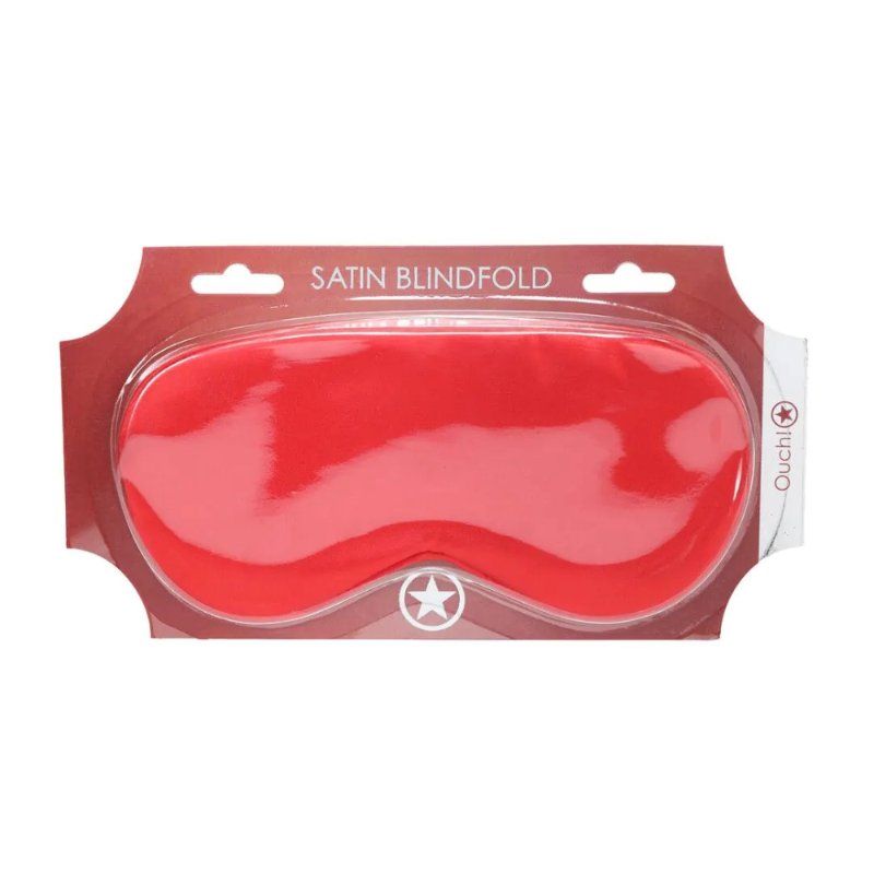 Маска на очі - Ouch! Satin Blindfold Red