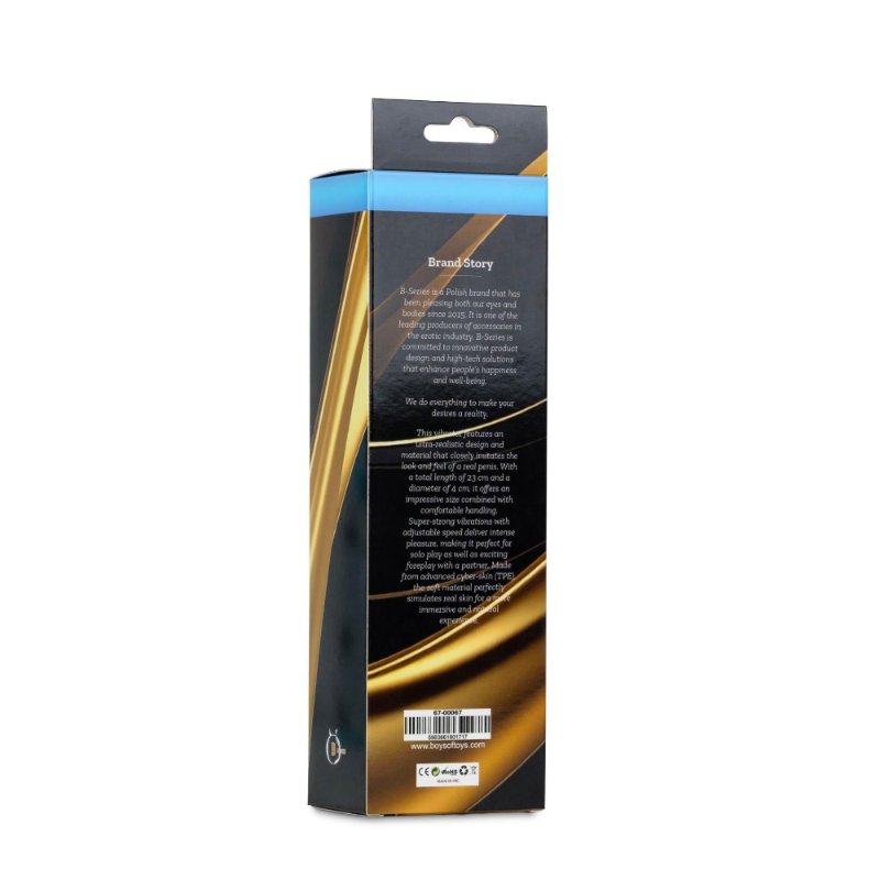 Вібратор - Real Skin Multispeed Flesh, 23 см