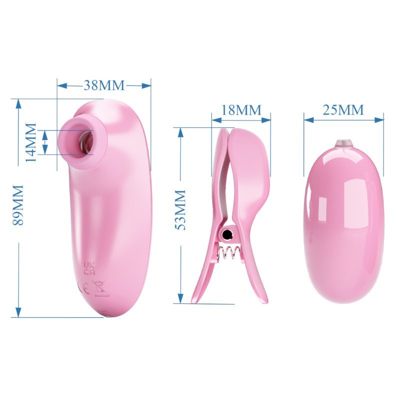Секс набір - Pretty Love Imonie 3 in 1 Nipple Clamp & Bullet Vibrator Set