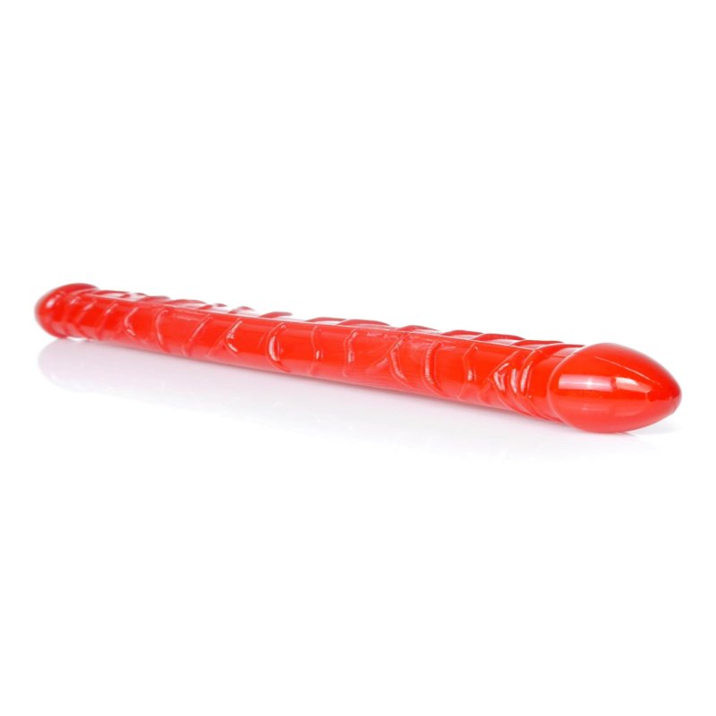 Двосторонній фалоімітатор - Flexible Double Dong Red