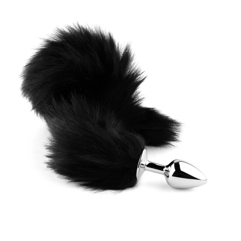 Анальна пробка - Fox Tail Black, XL