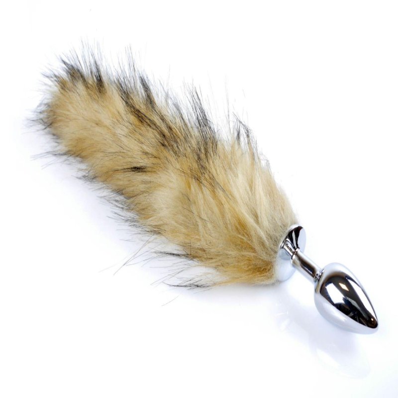 Анальна пробка - Fox Tail Brown, XL