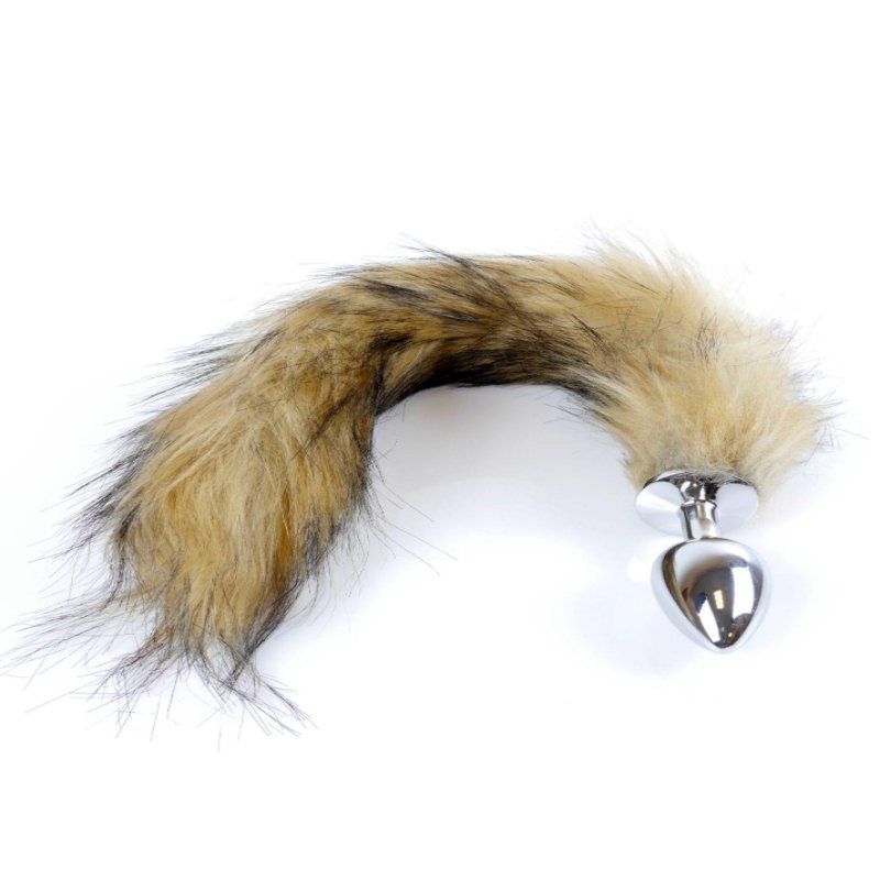 Анальна пробка - Fox Tail Brown, XL