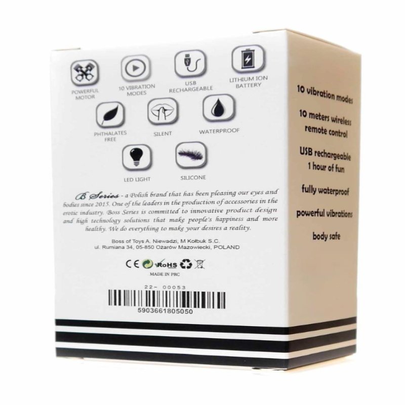 Анальна пробка - Rechargeable Butt Plug Vibrator Silver