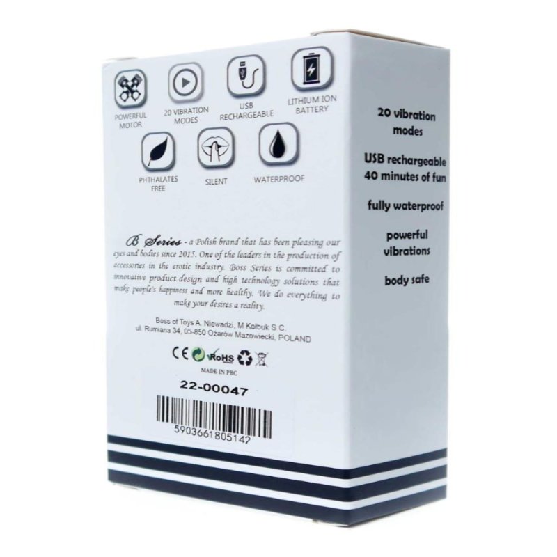 Міні-вібратор - Rechargeable Powerful Bullet Vibrator Silver