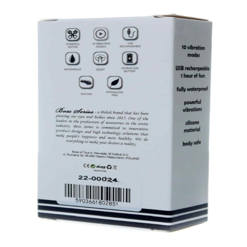 Міні-вібратор - Rechargeable Lipstick Vibrator Black