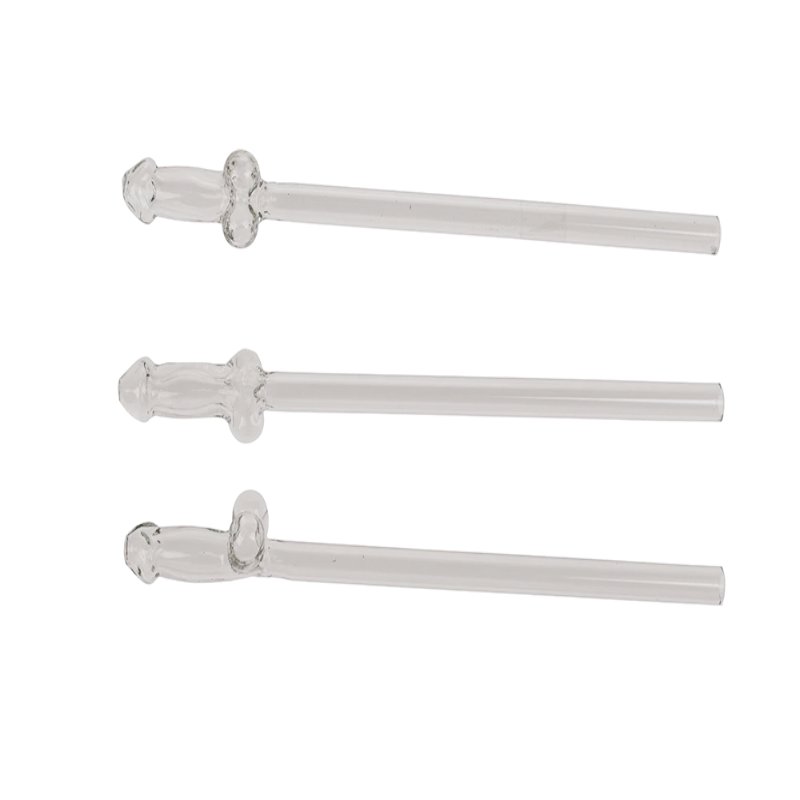 Скляні трубочки Glass Drinking Straw Willy (в наборі 4 трубочки та щіточка)
