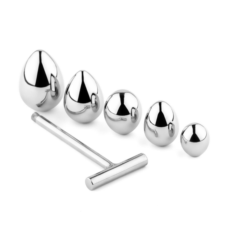 Анальна пробка зі змінними елементами - Jewellery Metal Anal Plug No. 3
