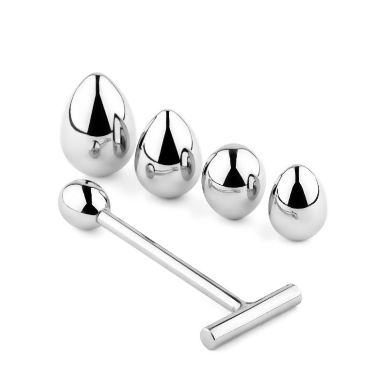 Анальна пробка зі змінними елементами - Jewellery Metal Anal Plug No. 3