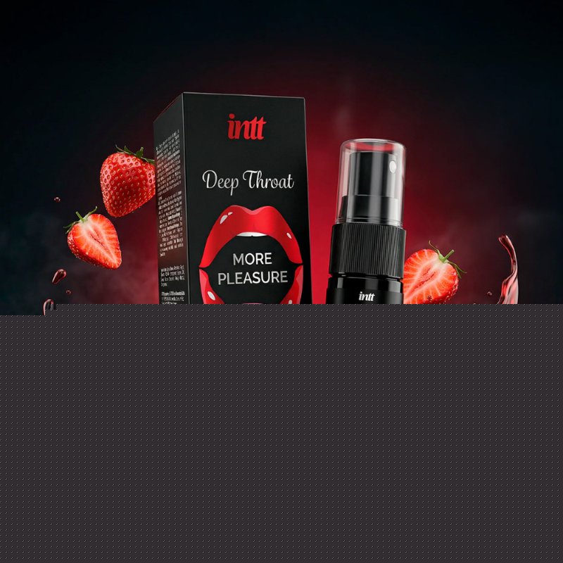 Спрей для глибокого горла - Intt Deep Throat Strawberry, 12 мл