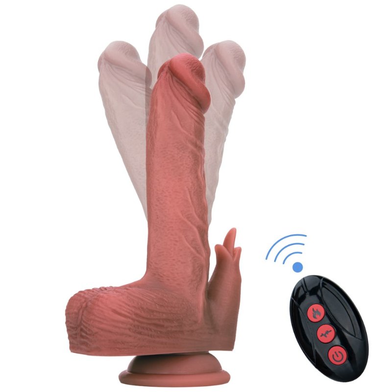 Реалістичний вібратор - Thrusting Dildo With Swing Motion And Heating Erospace Natural Play D7
