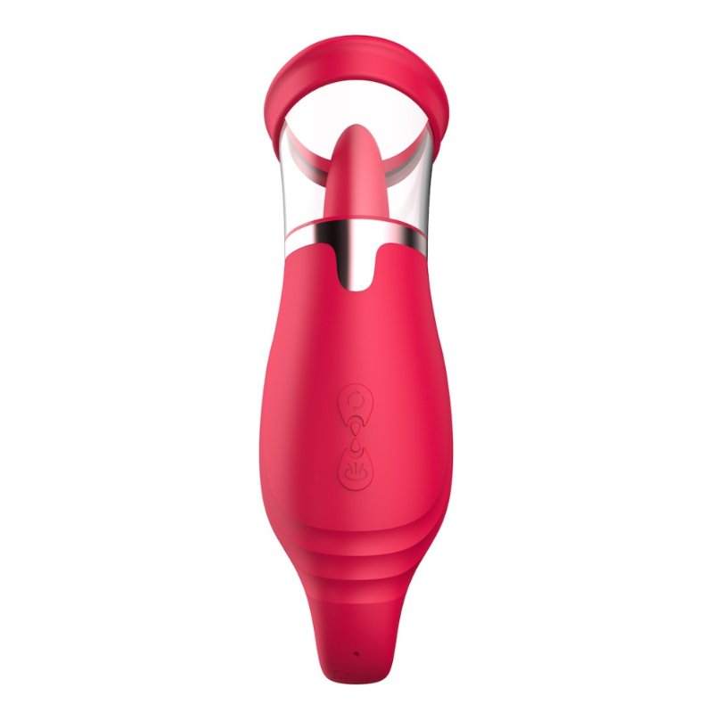 Вакуумний стимулятор з язичком - Licking Tongue Suction Vibrator Erospace Sweet Play A18