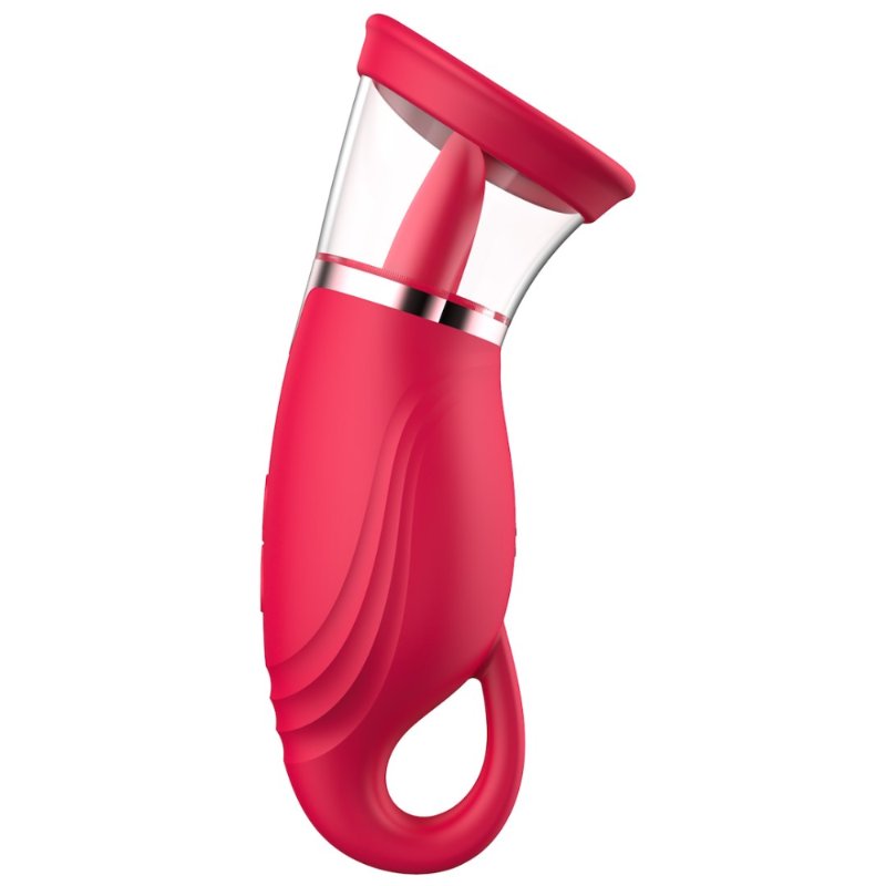 Вакуумний стимулятор з язичком - Licking Tongue Suction Vibrator Erospace Sweet Play A18