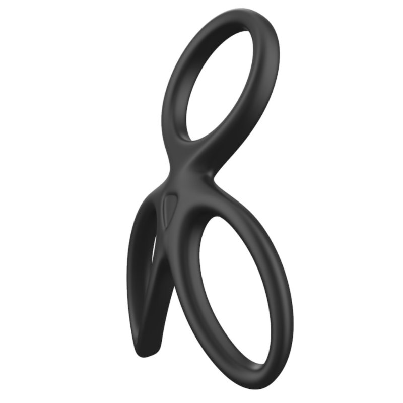Ерекційне кільце - Triple Silicone Cock Ring Erospace Men’s Play B14