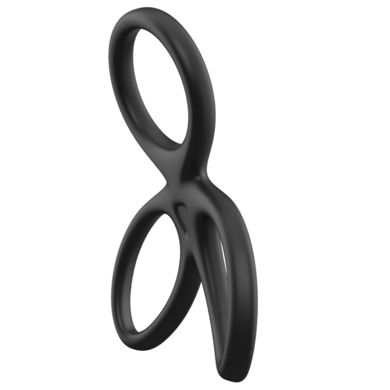 Ерекційне кільце - Triple Silicone Cock Ring Erospace Men’s Play B14