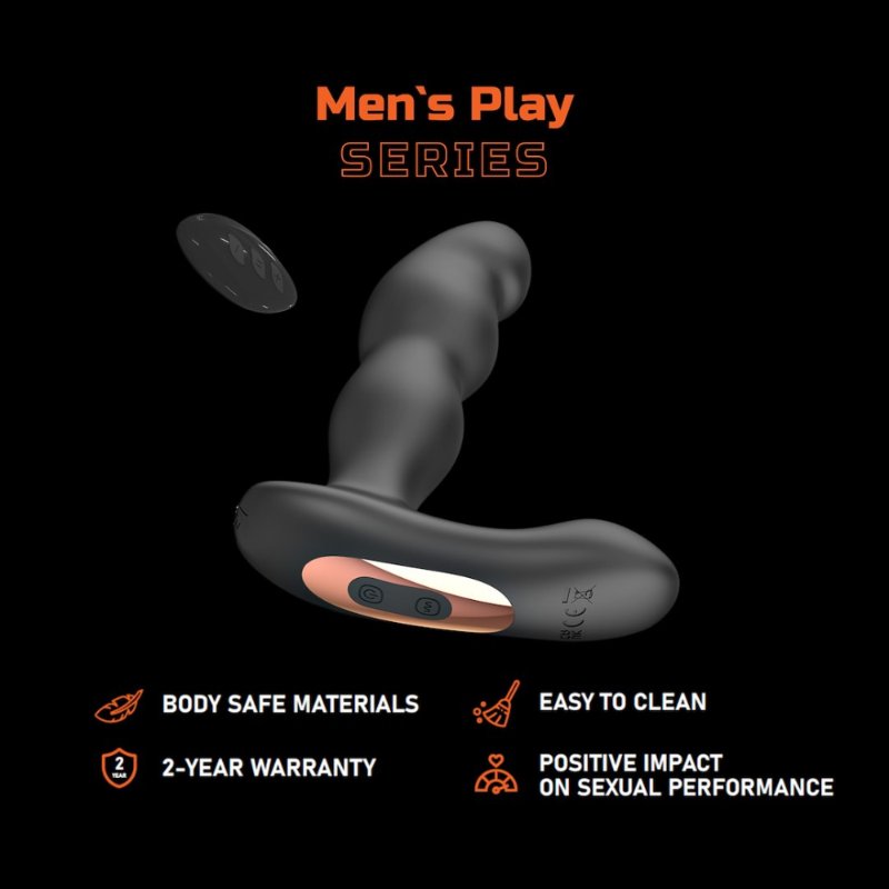 Масажер простати - Prostate Massager With Vibration & 360° Rotation Erospace Men’s Play B12