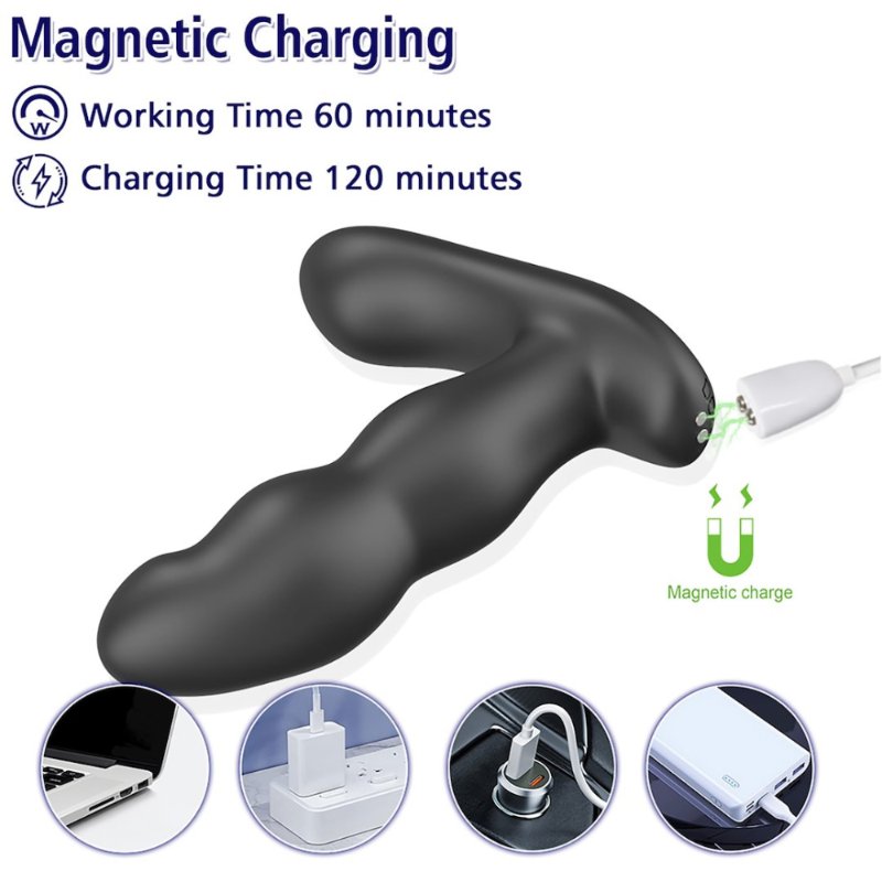 Масажер простати - Prostate Massager With Vibration & 360° Rotation Erospace Men’s Play B12