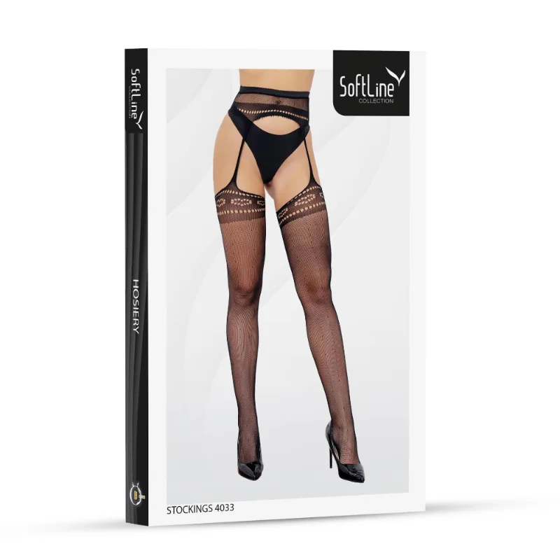 Панчохи - Stockings 4033 Black - One Size