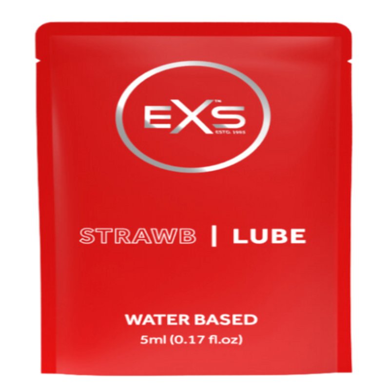Лубрикант - EXS Strawberry Lube, 5 мл - зображення 1
