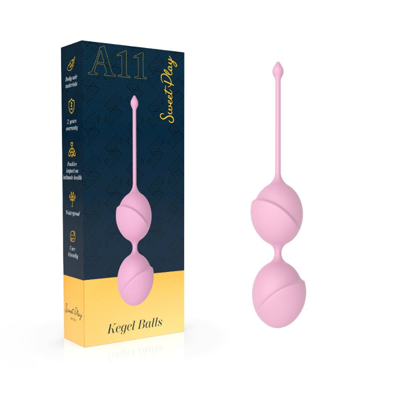 Вагінальні кульки - Erospace Sweet Play Kegel Balls A11 - зображення 1