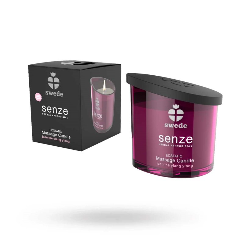 Масажна свічка - Swede Senze Ecstatic Jasmine Ylang Ylang, 150 мл