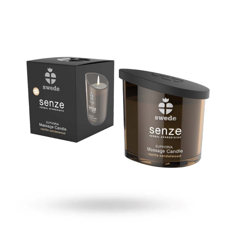 Масажна свічка - Swede Senze Euphoria Vanilla Sandalwood, 150 мл