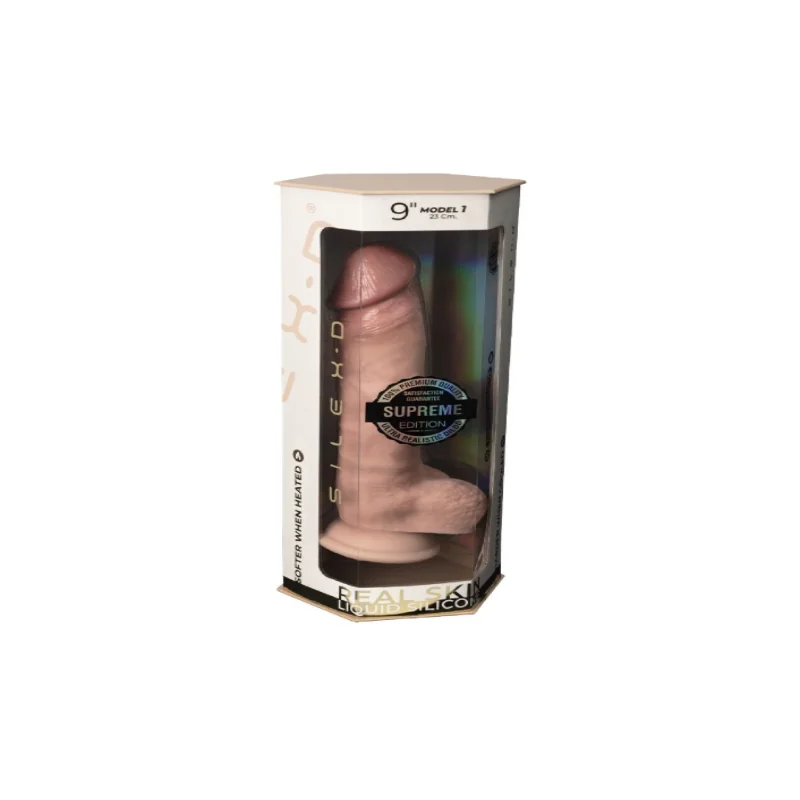 Фалоімітатор SilexD Tomas Premium Real Skin Flesh (9in MODEL 1)  (надірване паковання!!!)