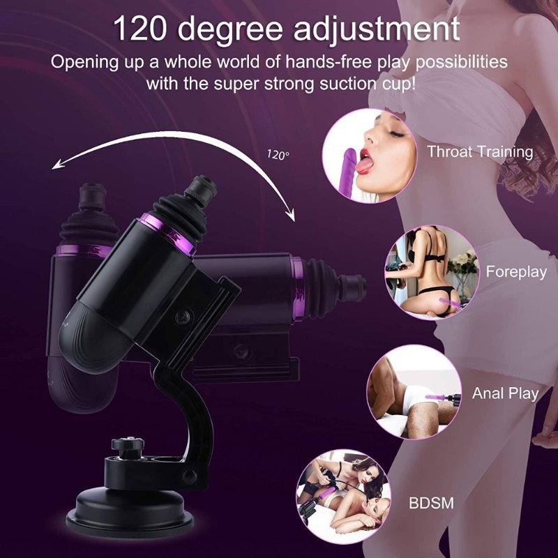 Міні секс-машина Hismith Mini Capsule Sex-Machine with Strong Suction Cup  (м'ята паковання!!!)