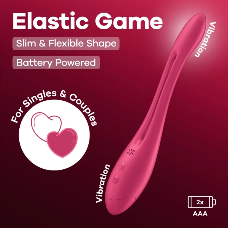 Універсальний гнучкий вібратор для пар Satisfyer Elastic Game Battery Series (м'яте паковання!!!)