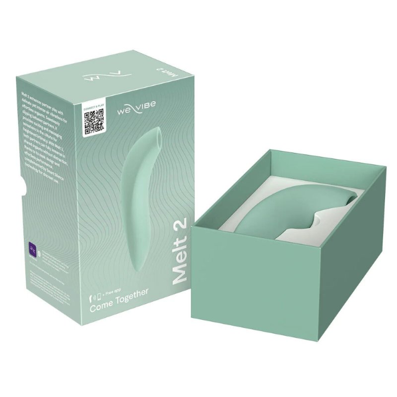 Вакуумний смарт-стимулятор для пар We-Vibe Melt 2 Sage (розводи на пакованні)