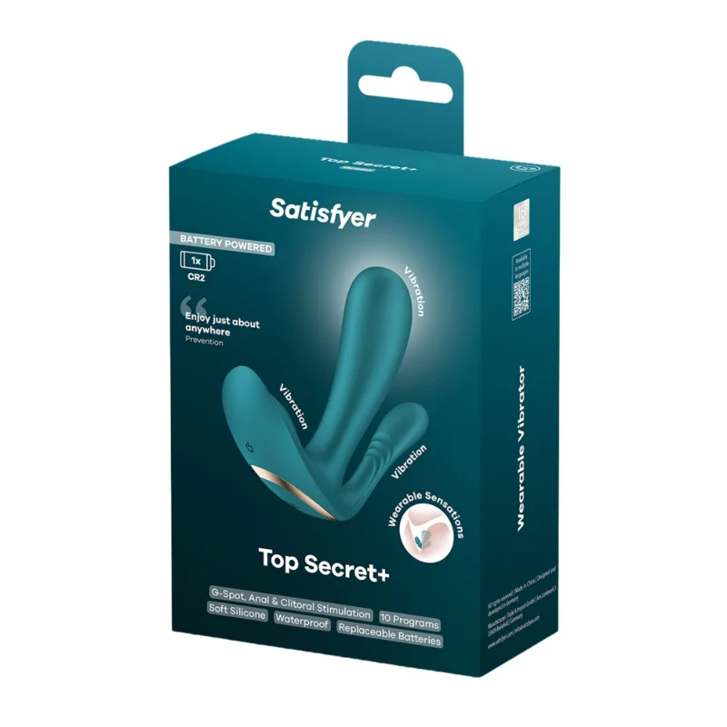 Подвійний вібратор у трусики Satisfyer Top Secret+ Battery Series (м'яте паковання!!!)