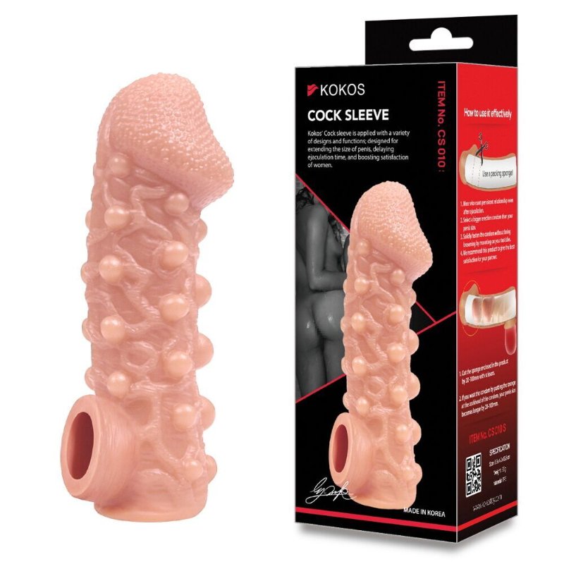 Насадка на член Kokos Cock Sleeve CS 010 L (м'ята упаковка!!!)