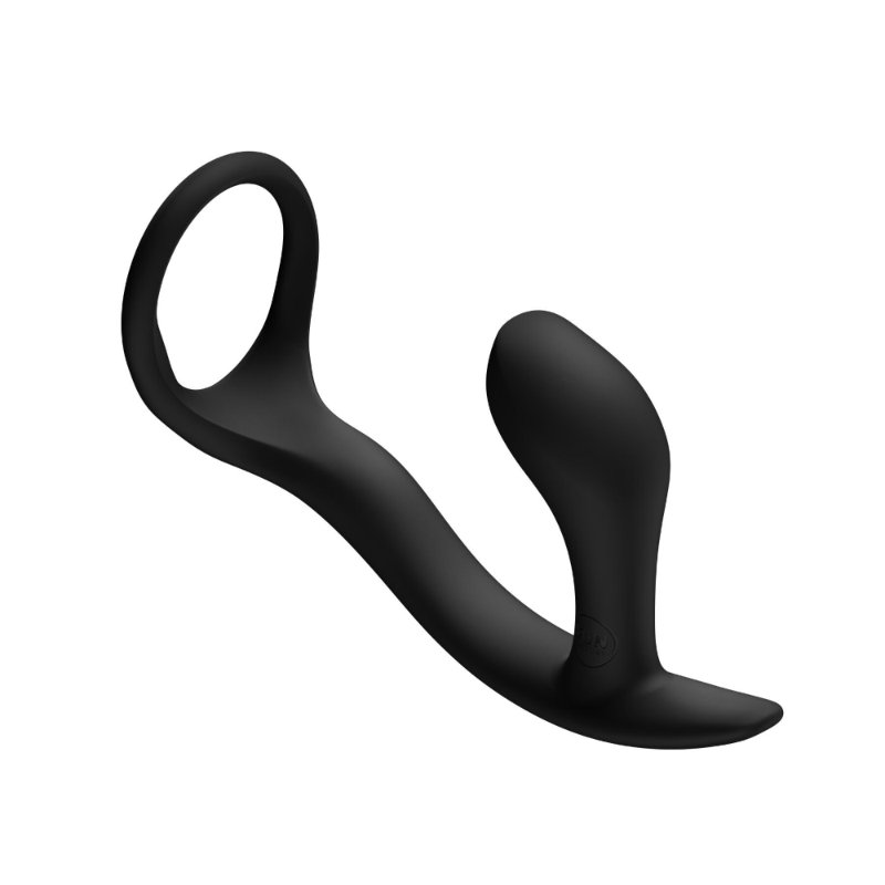 Анальна пробка з ерекційним кільцем Fun Factory BOOTIE RING Black (м'яте паковання!!!)