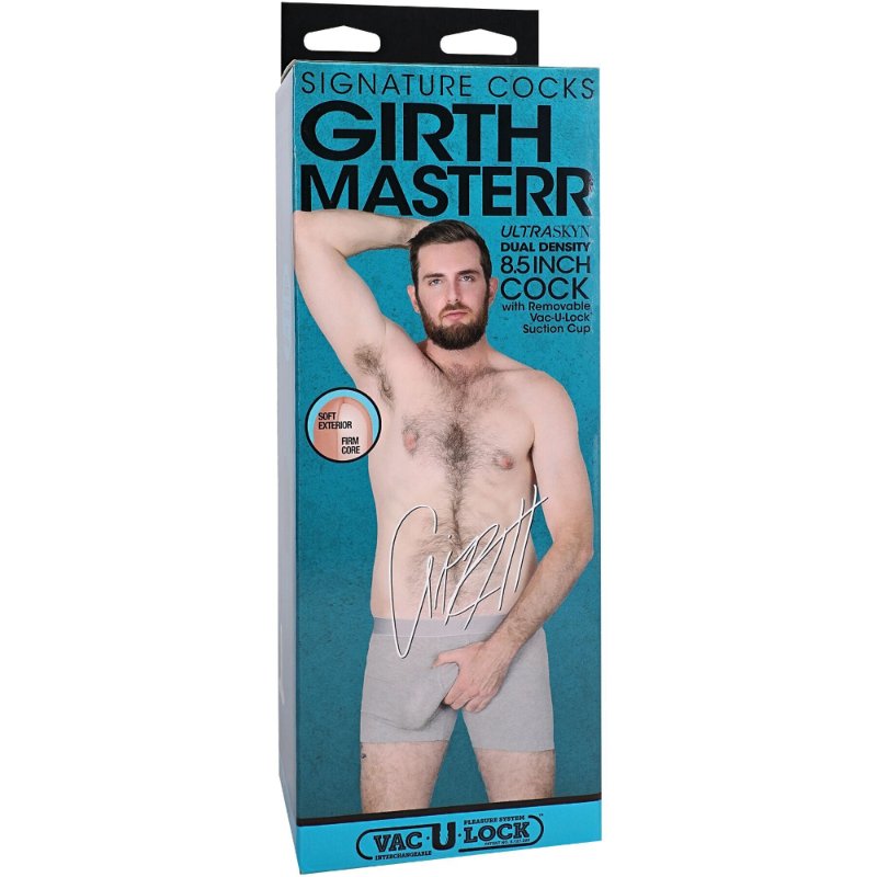 Фалоімітатор Doc Johnson Signature Cocks Girthmasterr 8.5 inch UltraSkyn (дірка в пакованні!!!)