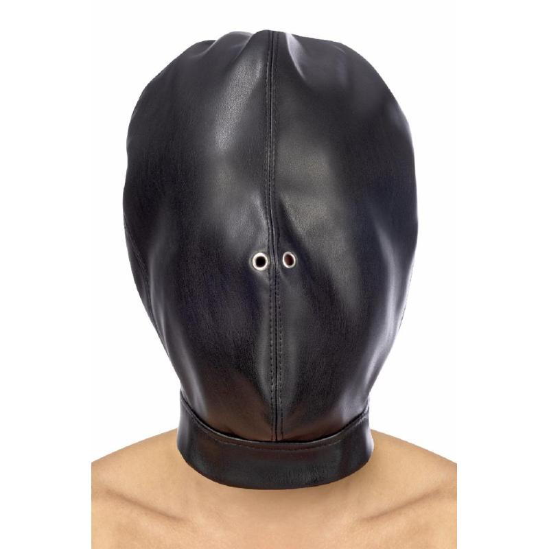Капюшон для БДСМ Fetish Tentation Closed BDSM hood in leatherette - зображення 1