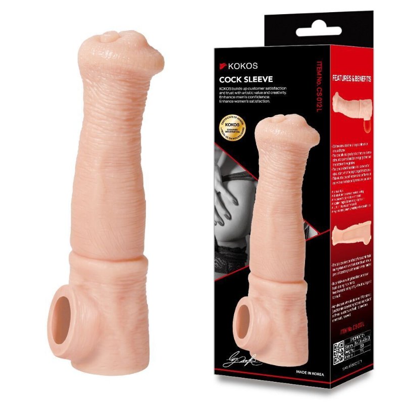 Насадка на член Kokos Cock Sleeve CS 012 L (м'яте паковання!!!)