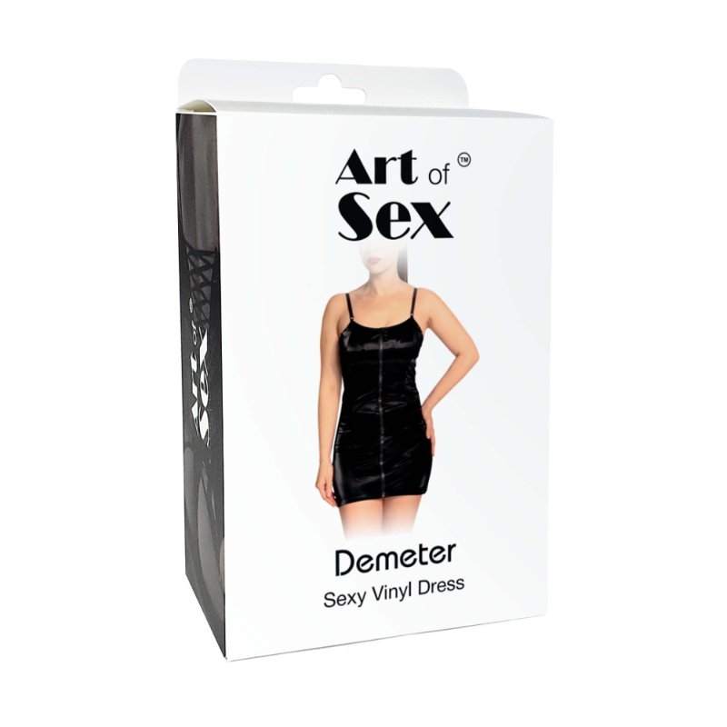 Лакована сукня Art of Sex - Demeter, колір червоний, розмір XL