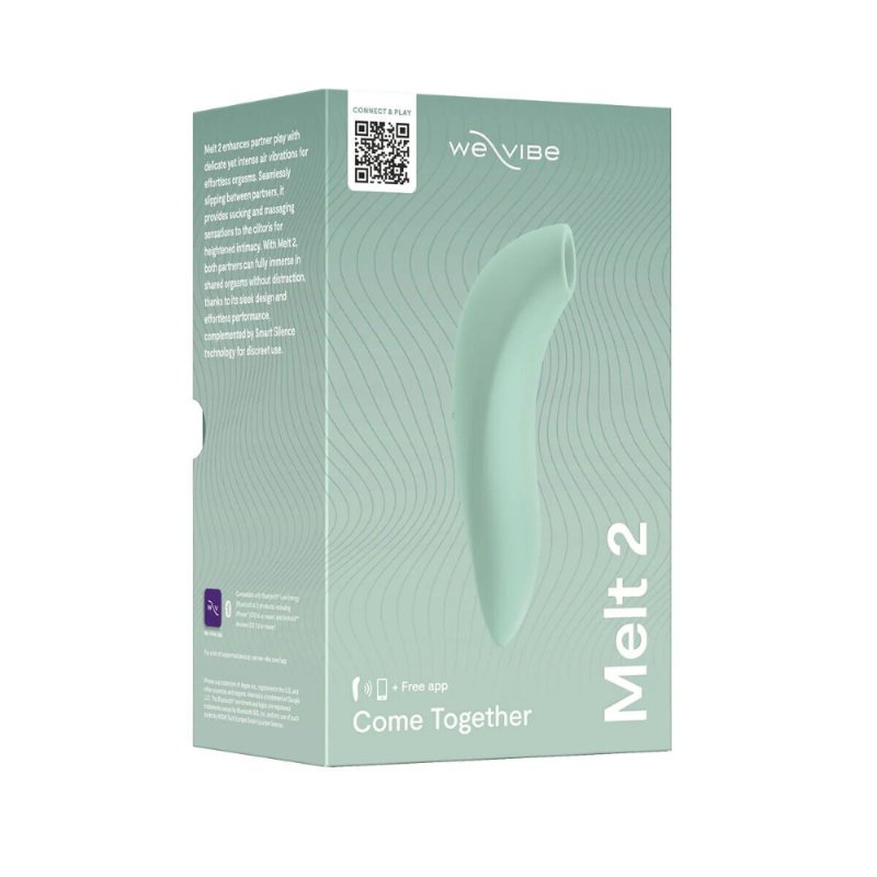 Вакуумний смарт-стимулятор для пар We-Vibe Melt 2 Sage (розводи на пакованні)
