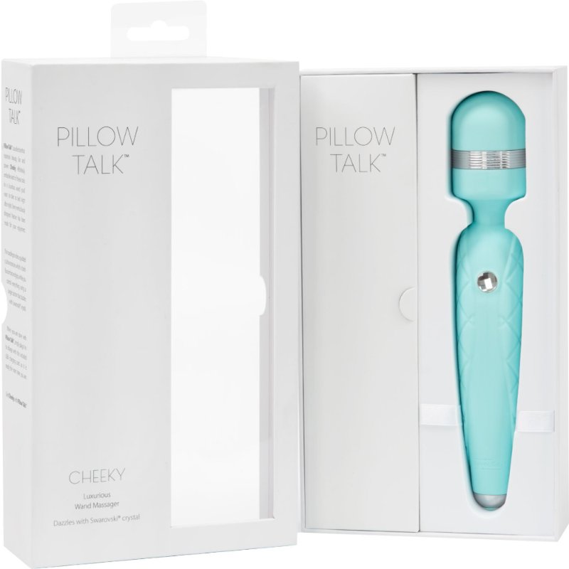 Розкішний вібромасажер PILLOW TALK - Cheeky Teal (м'яте паковання!!!)