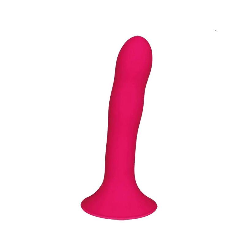 Дилдо з присоскою Adrien Lastic Hitsens 4 Pink, відмінно для страпона, діаметр 3,7см, довжина 17,8см - зображення 1