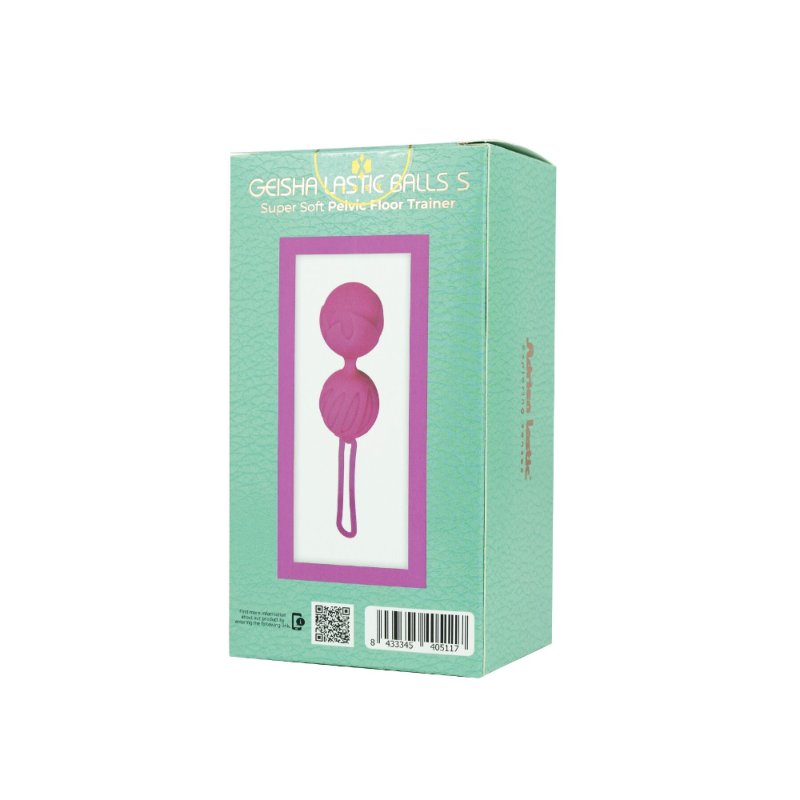 Вагінальні кульки Adrien Lastic Geisha Lastic Balls Mini Magenta (S), діаметр 3,4 см, вага 85 г