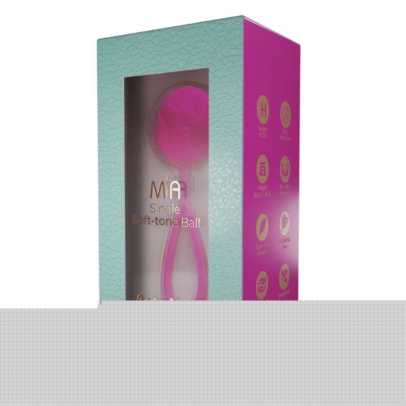 Вагінальні кульки Adrien Lastic Geisha Lastic Balls Mía Magenta (L), діаметр 4 см, маса 42 г