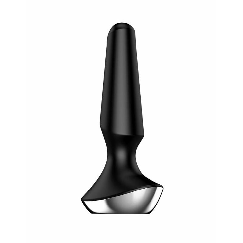 Анальна смарт-вібропробка Satisfyer Plug-ilicious 2 Black - зображення 1