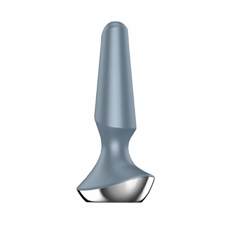 Анальна смарт-вібропробка Satisfyer Plug-ilicious 2 Ice Blue - зображення 1