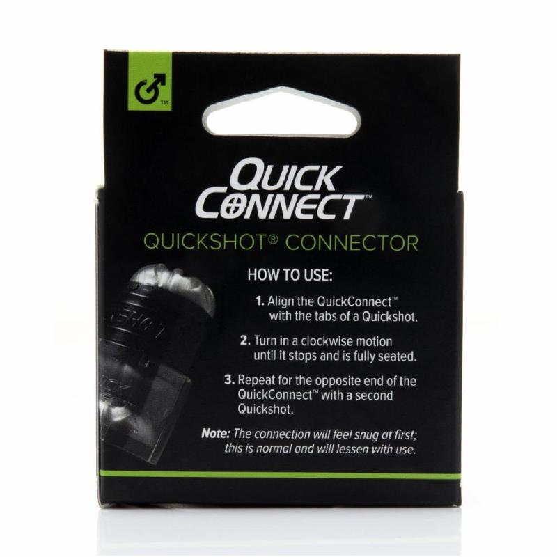 Адаптер Fleshlight Quickshot Quick Connect для з'єднання двох Квікшотов в одну іграшку