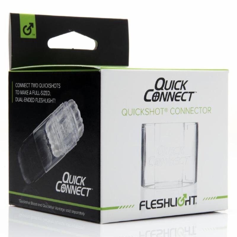 Адаптер Fleshlight Quickshot Quick Connect для з'єднання двох Квікшотов в одну іграшку