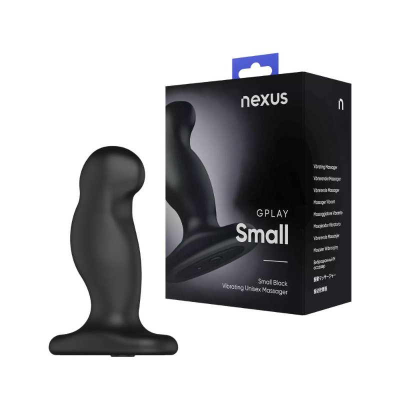 Вібромасажер простати Nexus G-Play Plus S Black, макс. діаметр 2,3 см, перезаряджуваний