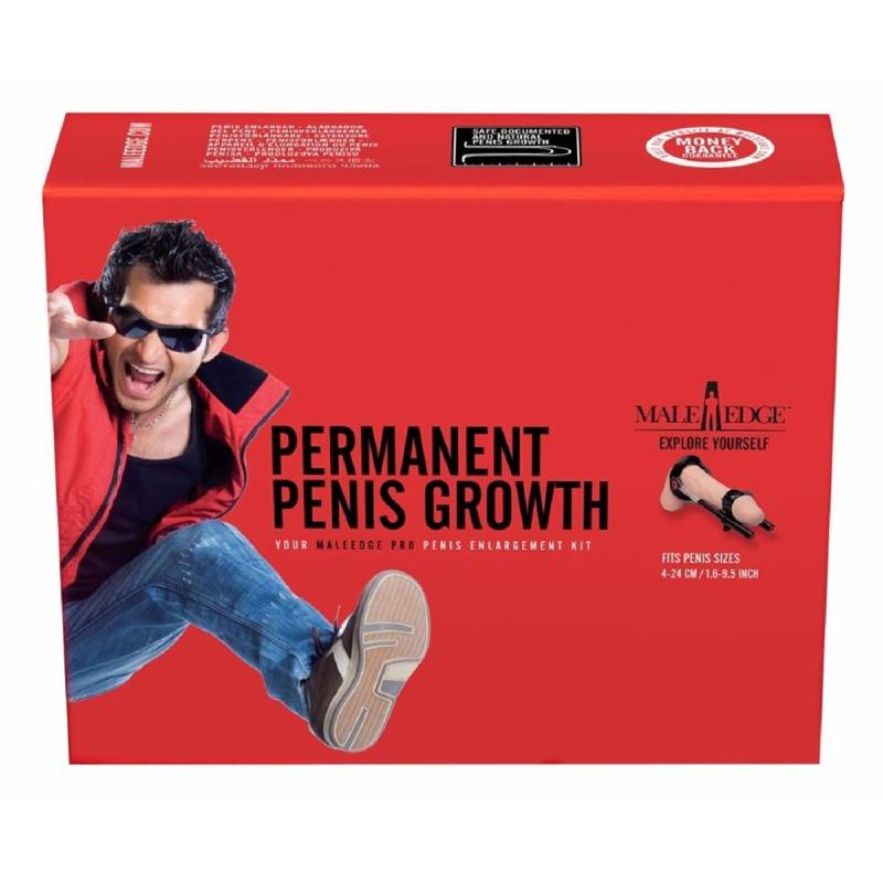 Екстендер для збільшення члена Male Edge Pro, ремінцевий, маса всього 65 г, міцний пластик
