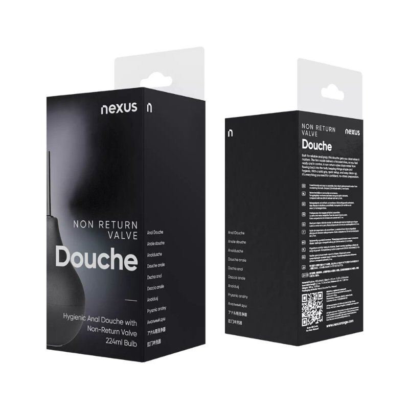 Спринцівка Nexus Anal Douche Black, об’єм 224 мл